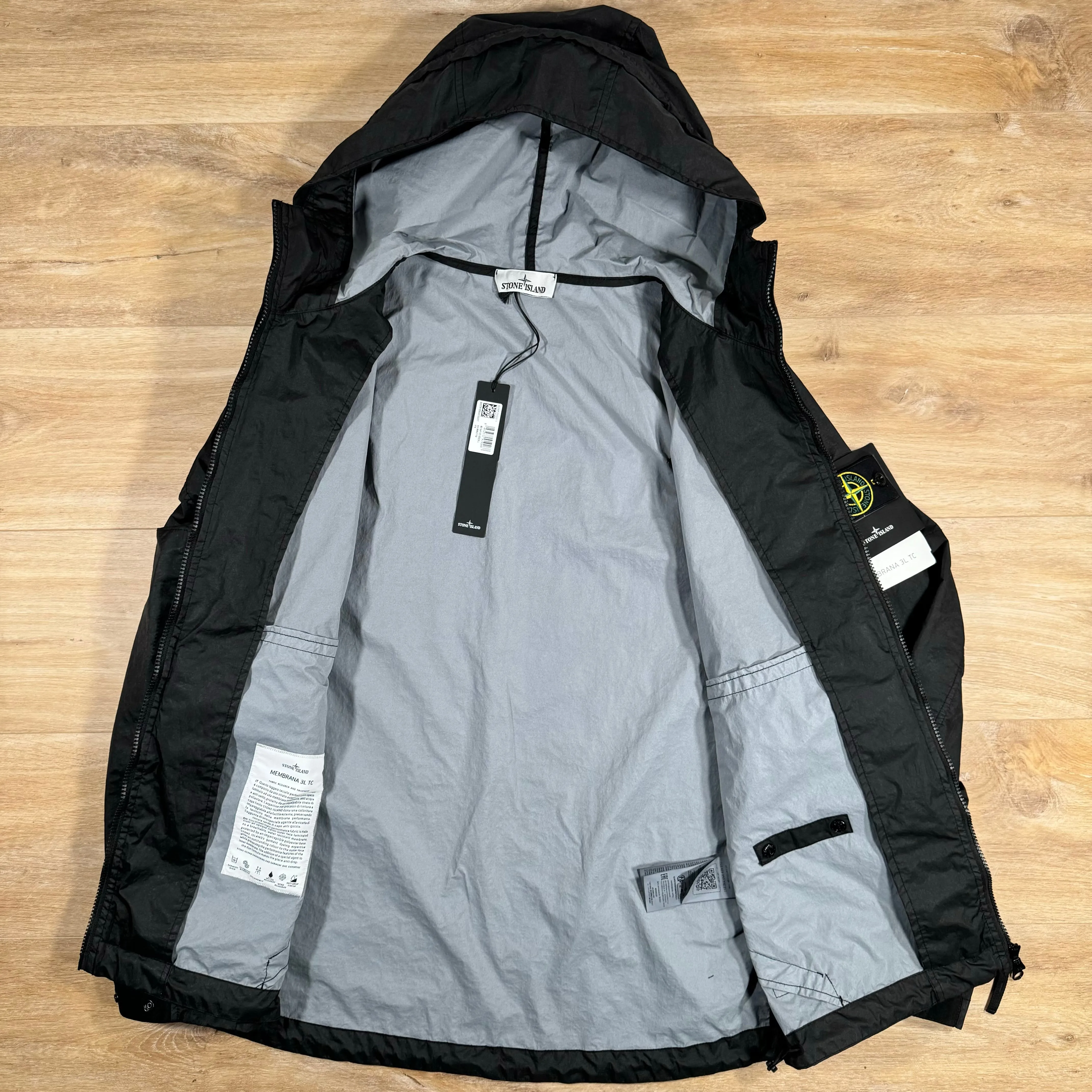 Stone Island Membrana 3L TC Jacket in Black