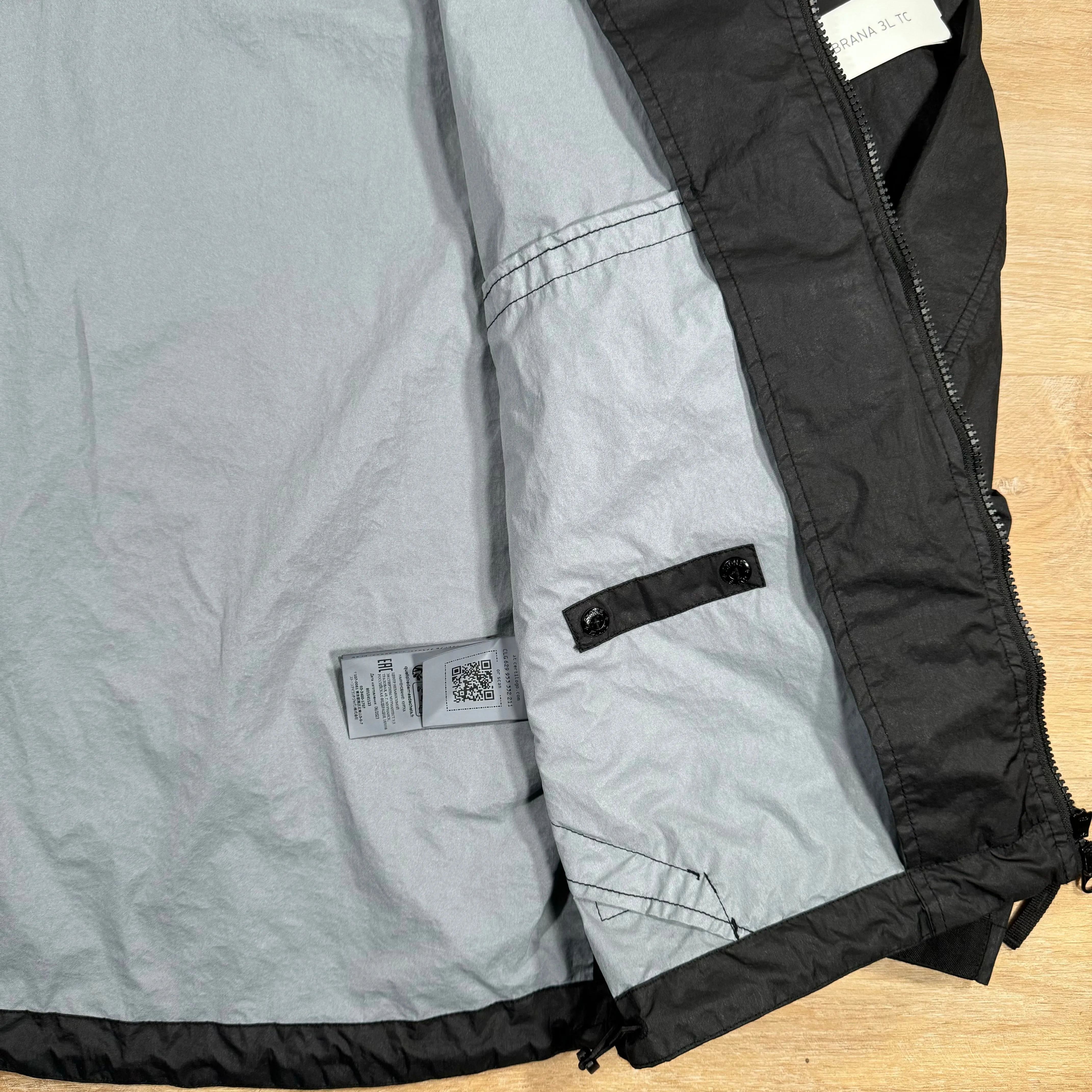 Stone Island Membrana 3L TC Jacket in Black