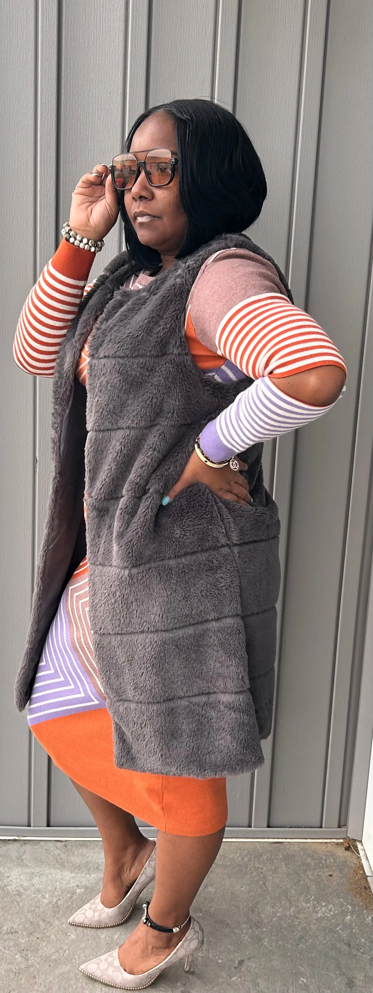 Stripes your way Sweater Dress