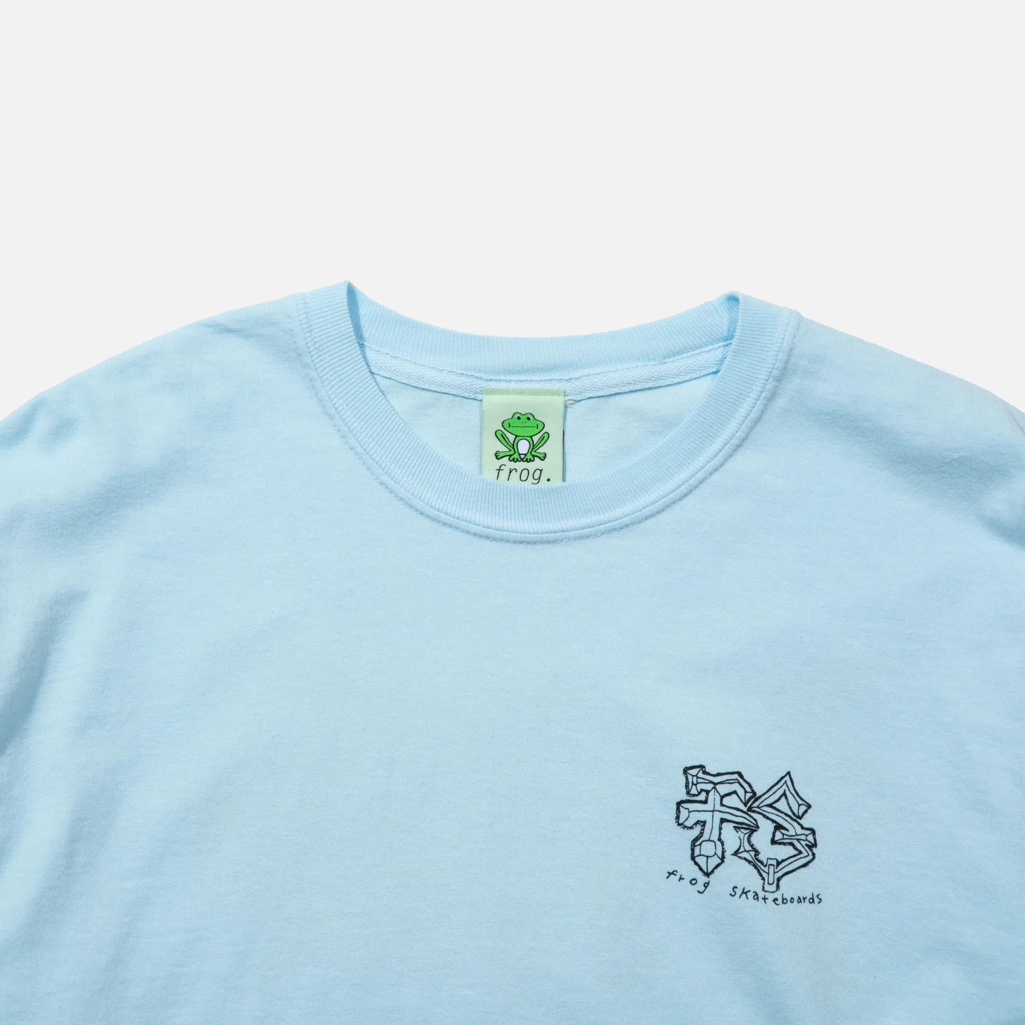 Surf Turtle Long Sleeve T-shirt - Water Blue