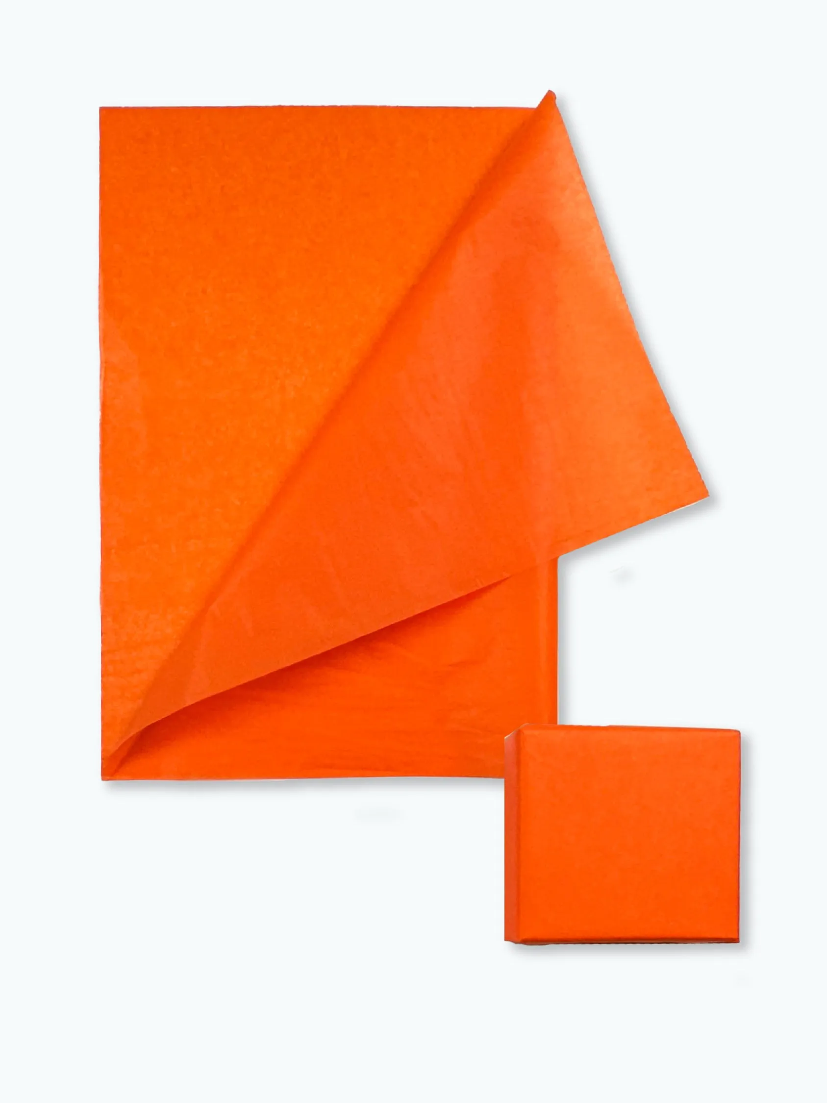 Tissue Paper (Tangerine). Acid-Free & Sustainable Paper.