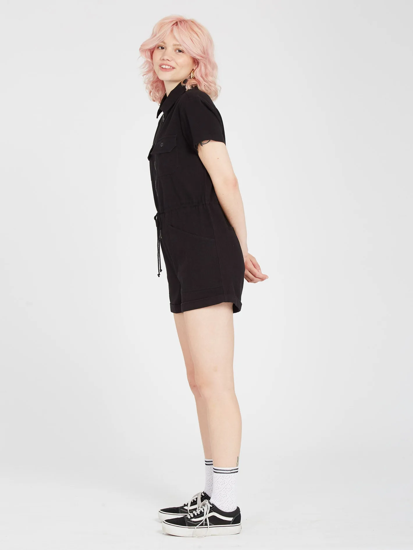 Wheelfrite Romper - BLACK