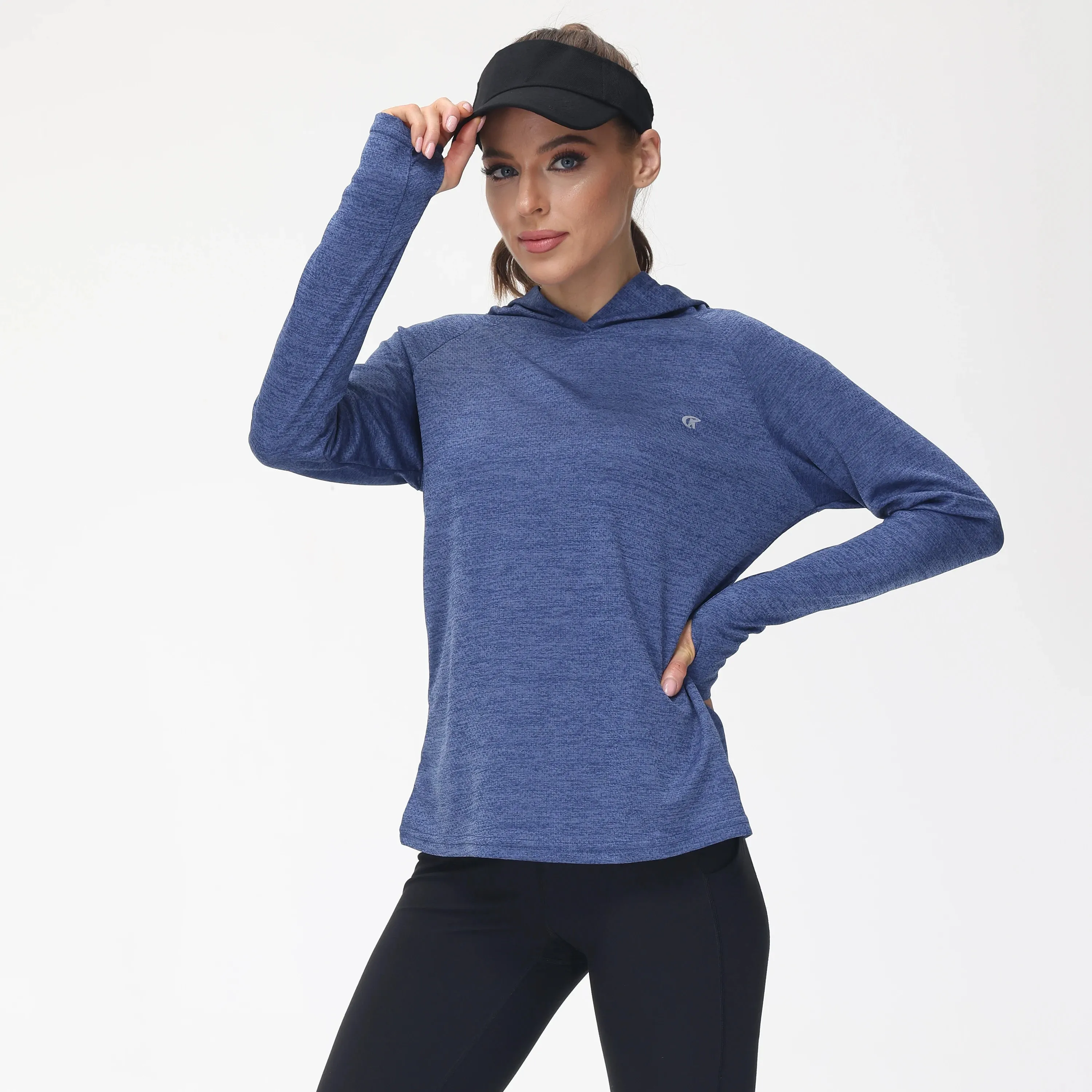 Women's UPF50  Long Sleeve Quick Dry Hooded T-Shirt