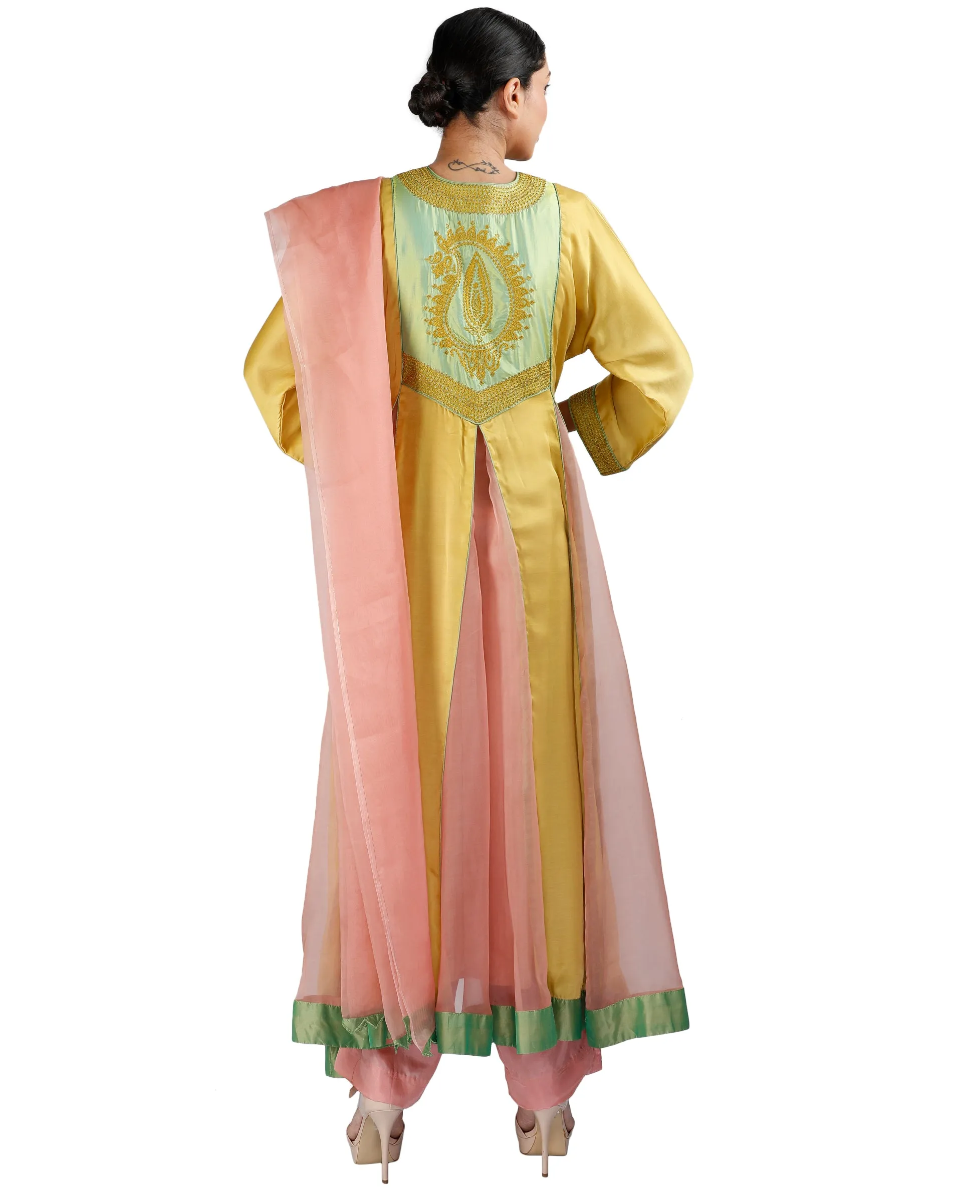 Yellow and Pink Salwar