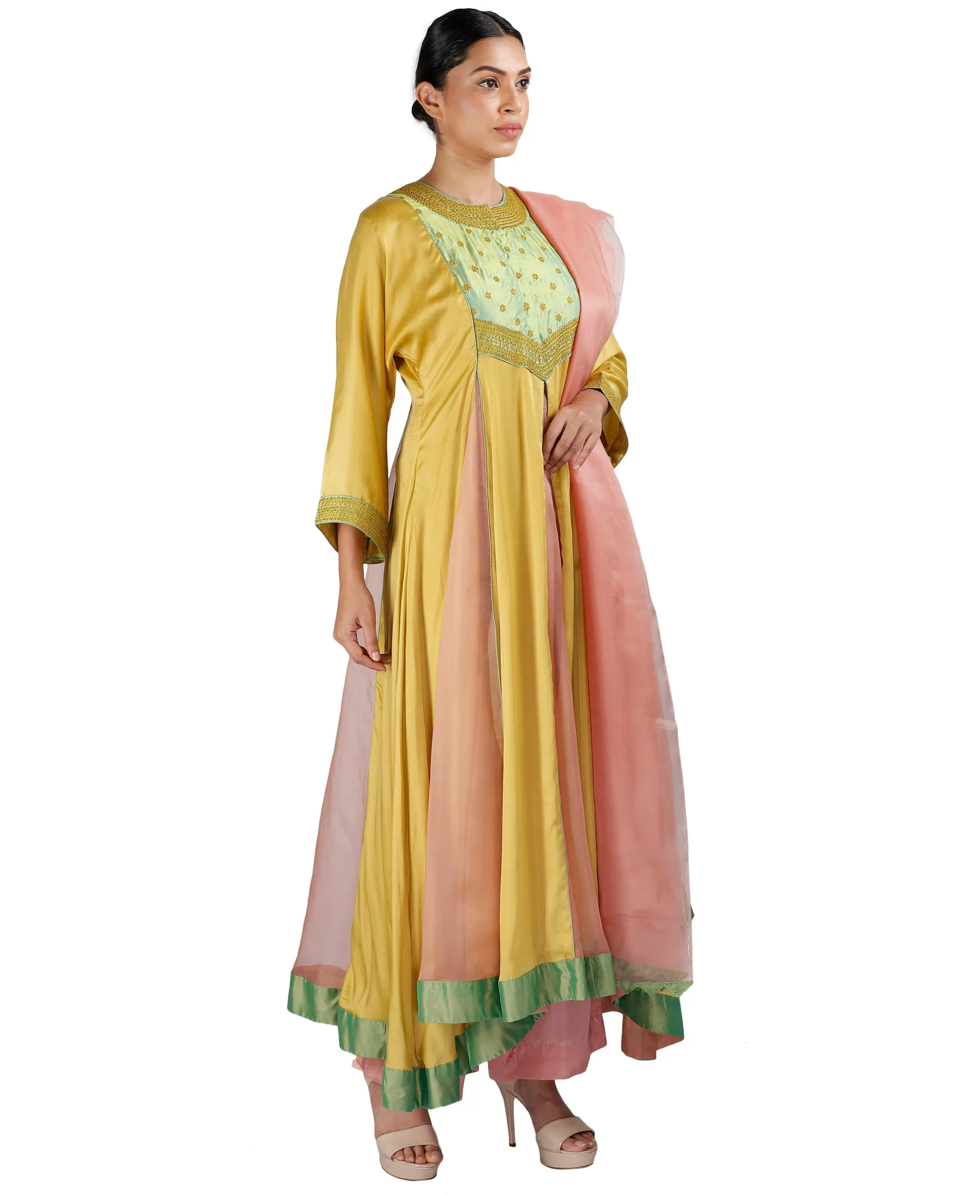 Yellow and Pink Salwar