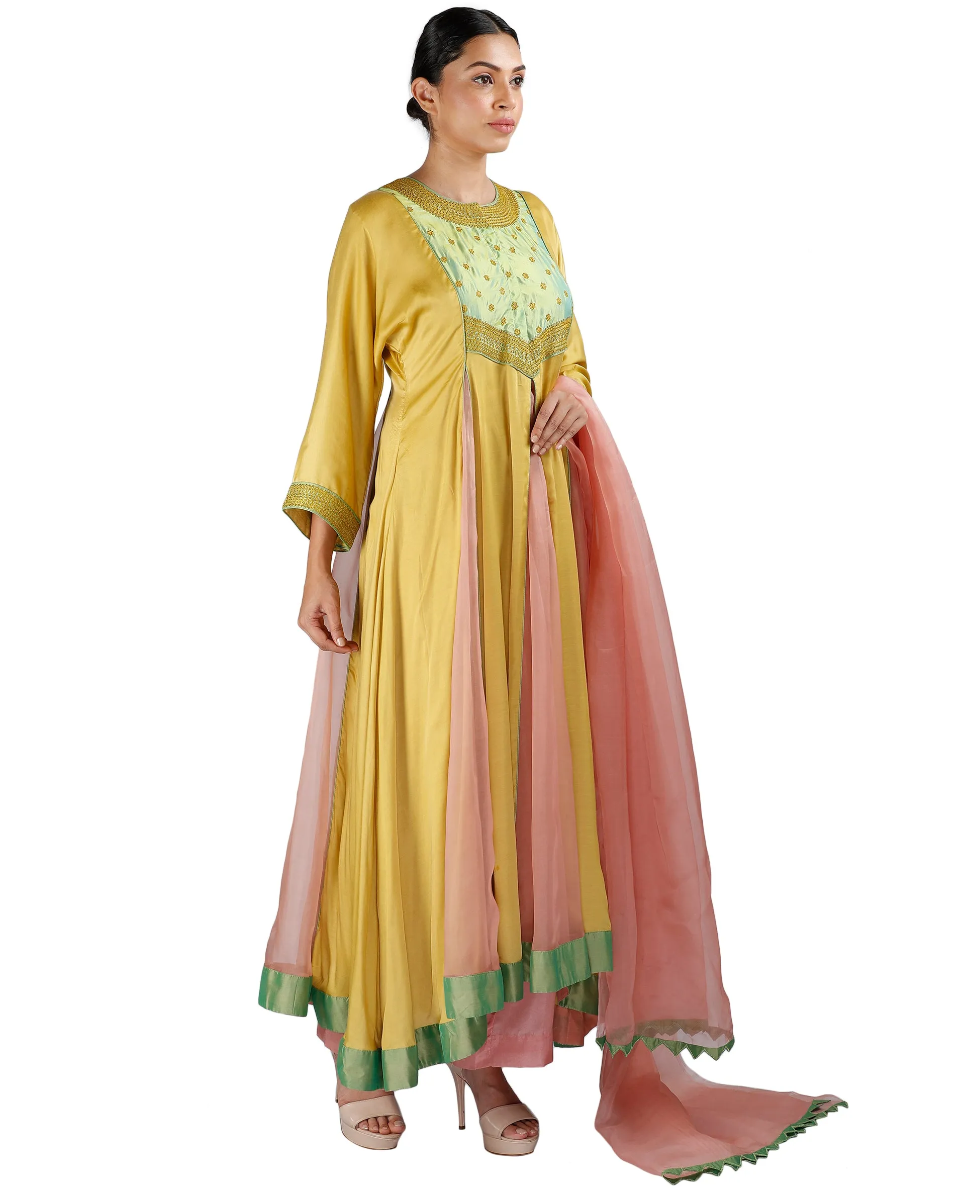 Yellow and Pink Salwar